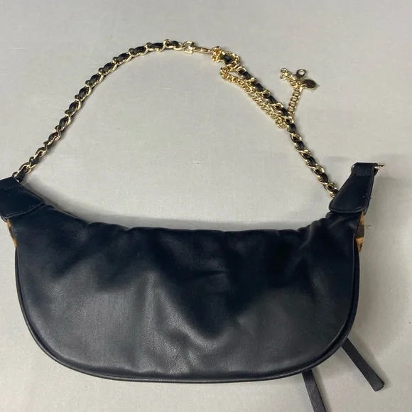 Leopard and black waist or shoulder bag - Picture 2 of 2
